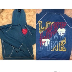 Victoria’s Secret Pink Glitter Hoodie